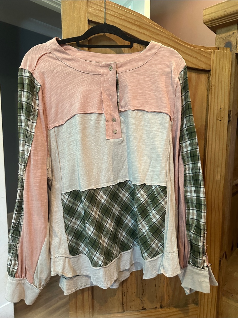 SHEIN Dusty Pink Ribbed Knit Top